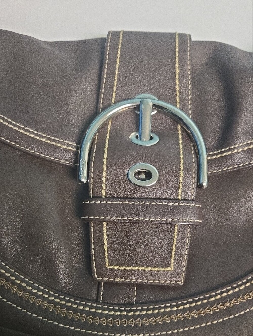 COACH Classic Women's Brown Leather Shoulder Bag - Unbranded - Picture 2 of 11